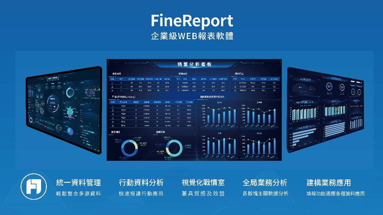 企業數位轉型一大助力　企業級WEB報表軟體FineReport