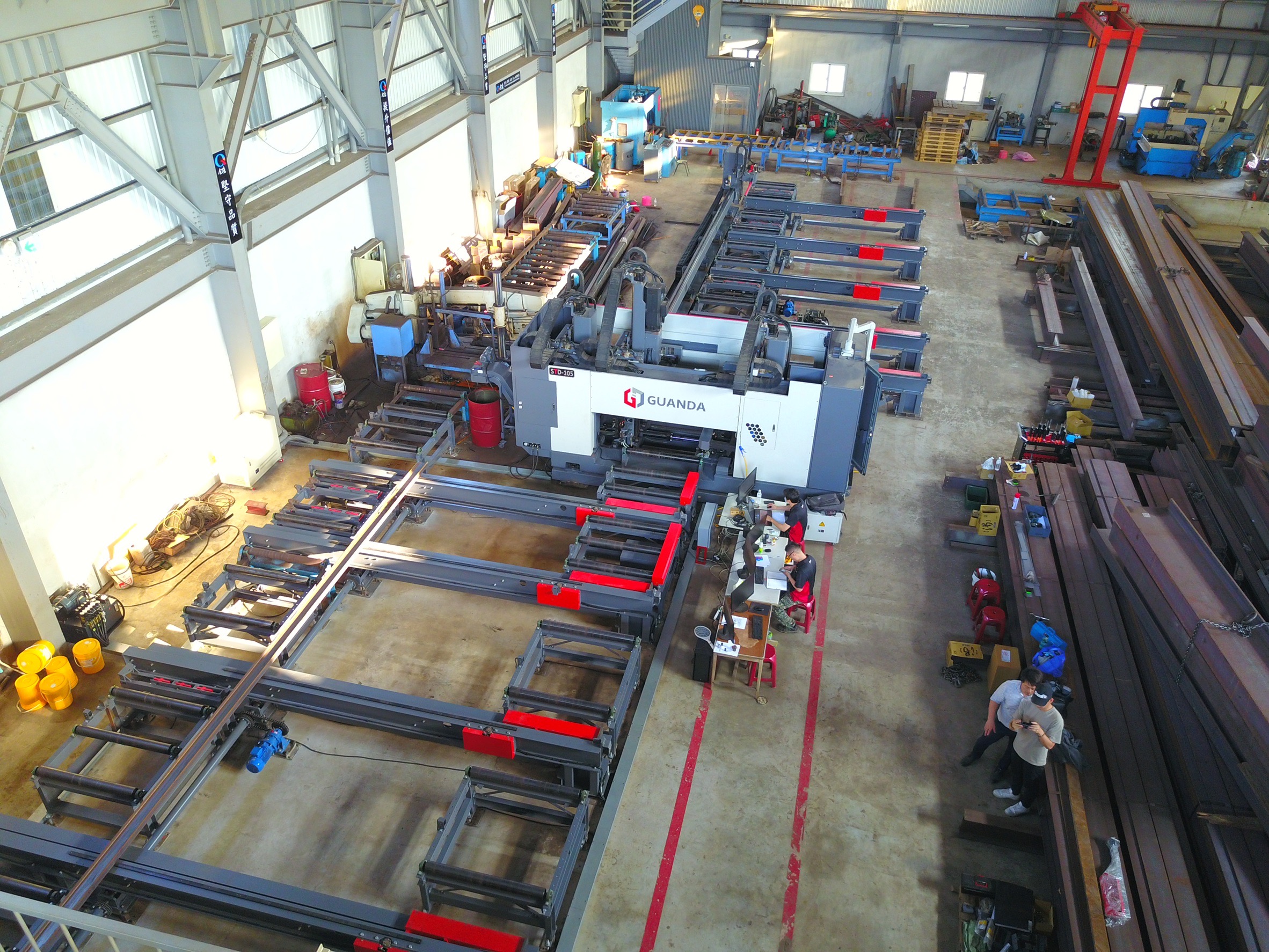 Auto Drilling Center for Steel Beam