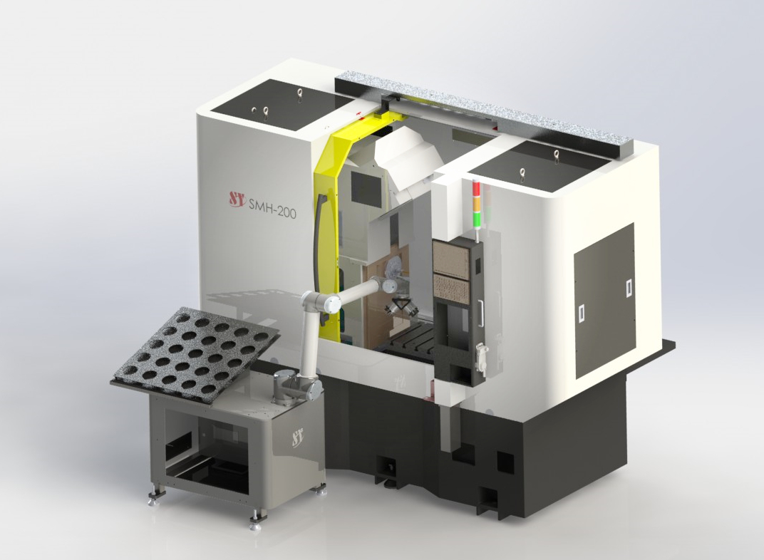 
                                CNC Horizontal double-spindle processing machine
                            