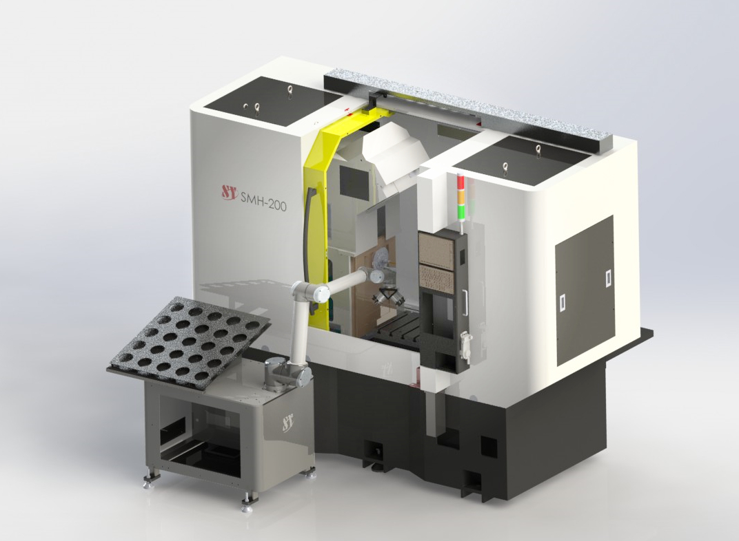 CNC Horizontal double-spindle processing machine