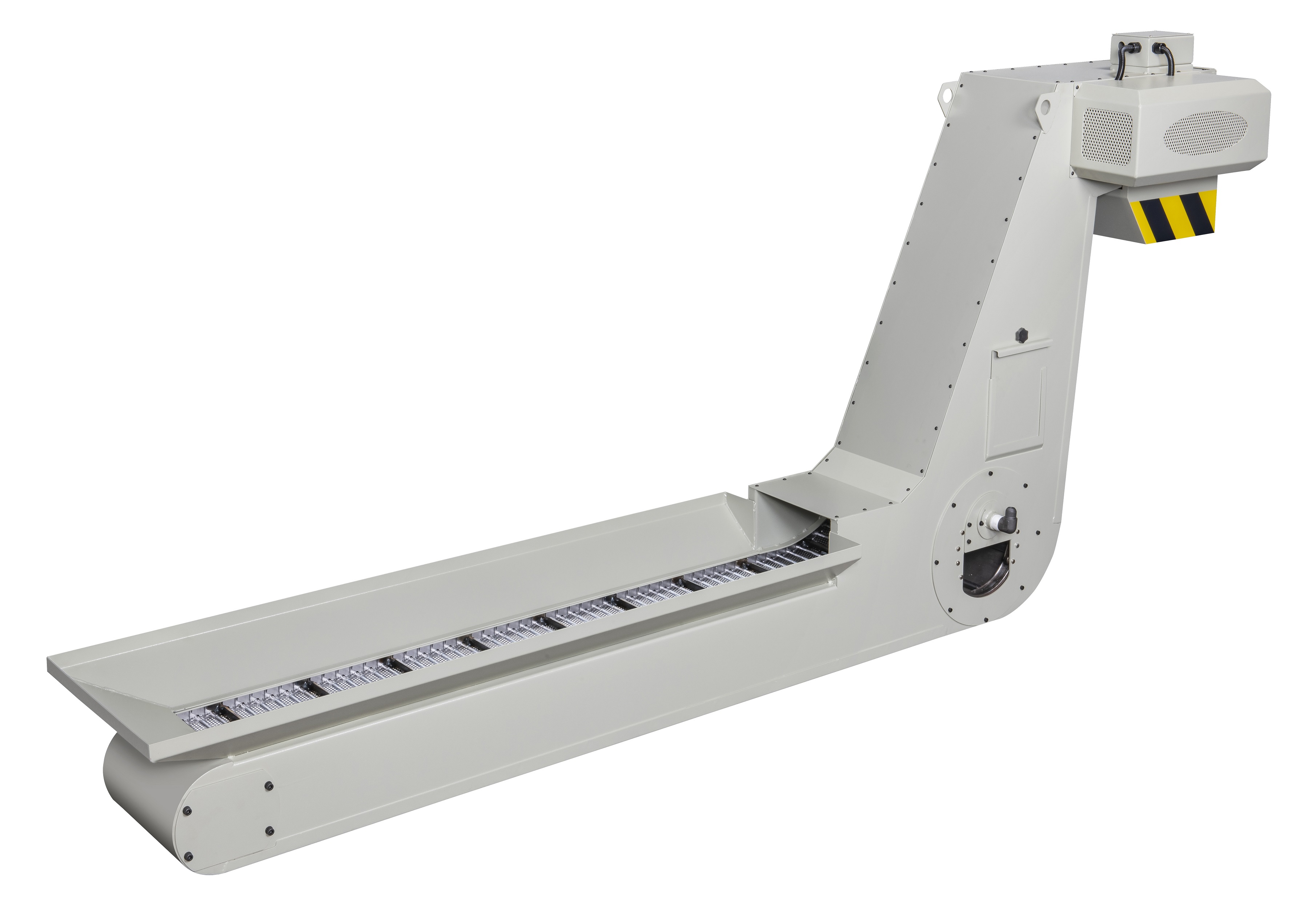 STEEL BELT ROLLER TYPE CHIP CONVEYOR