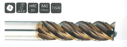 
                            Variable pitch & variable helix End Mill
                        