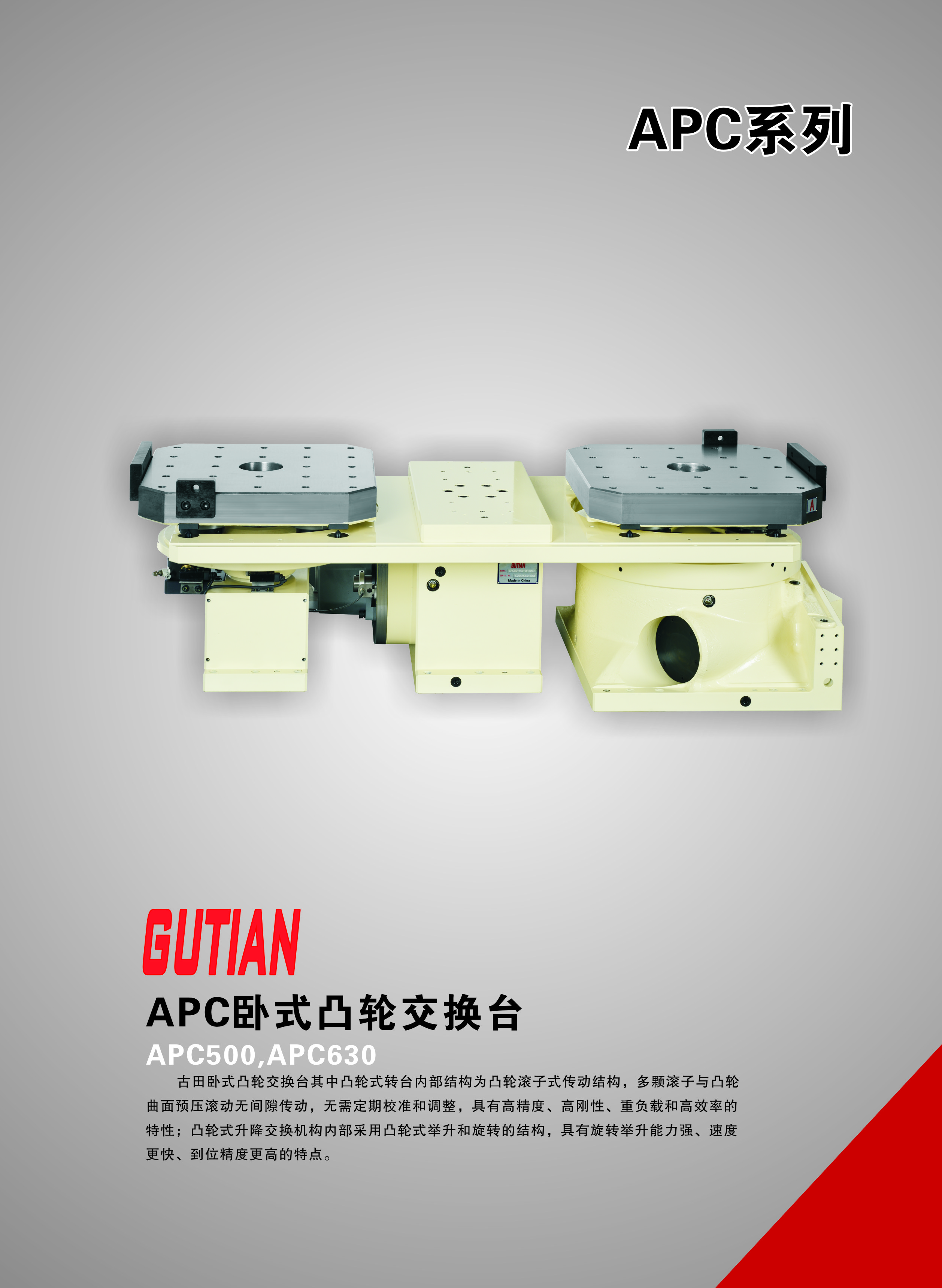 
                                APC Horizontal Cam Exchange Table
                            