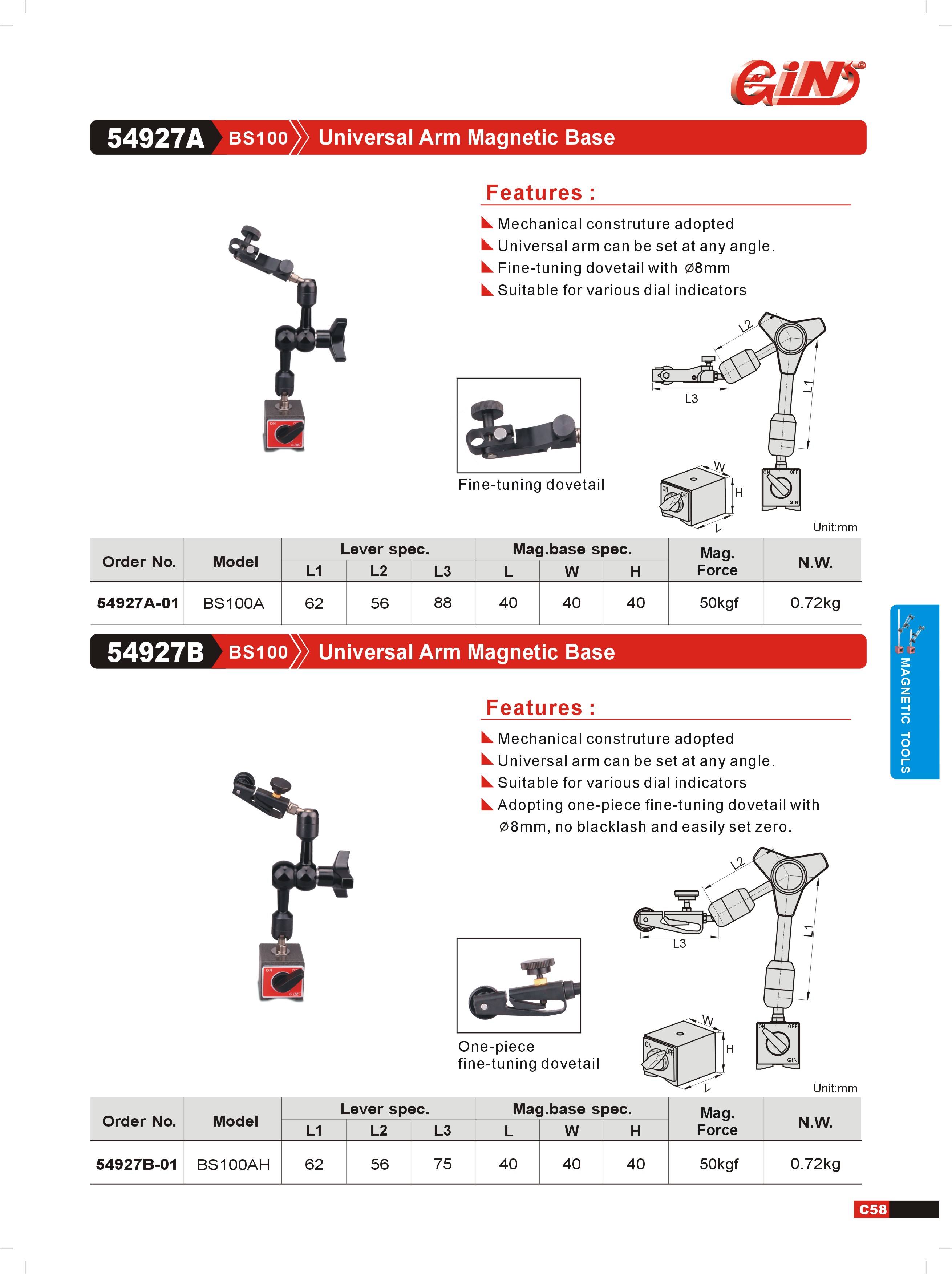 
                                Universal Arm Magnetic Base
                            