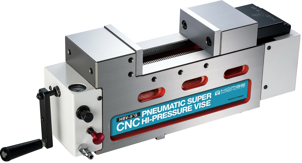 
                                Pneumatic Super Hi-Pressure Vise (Front-Mounting Type)
                            