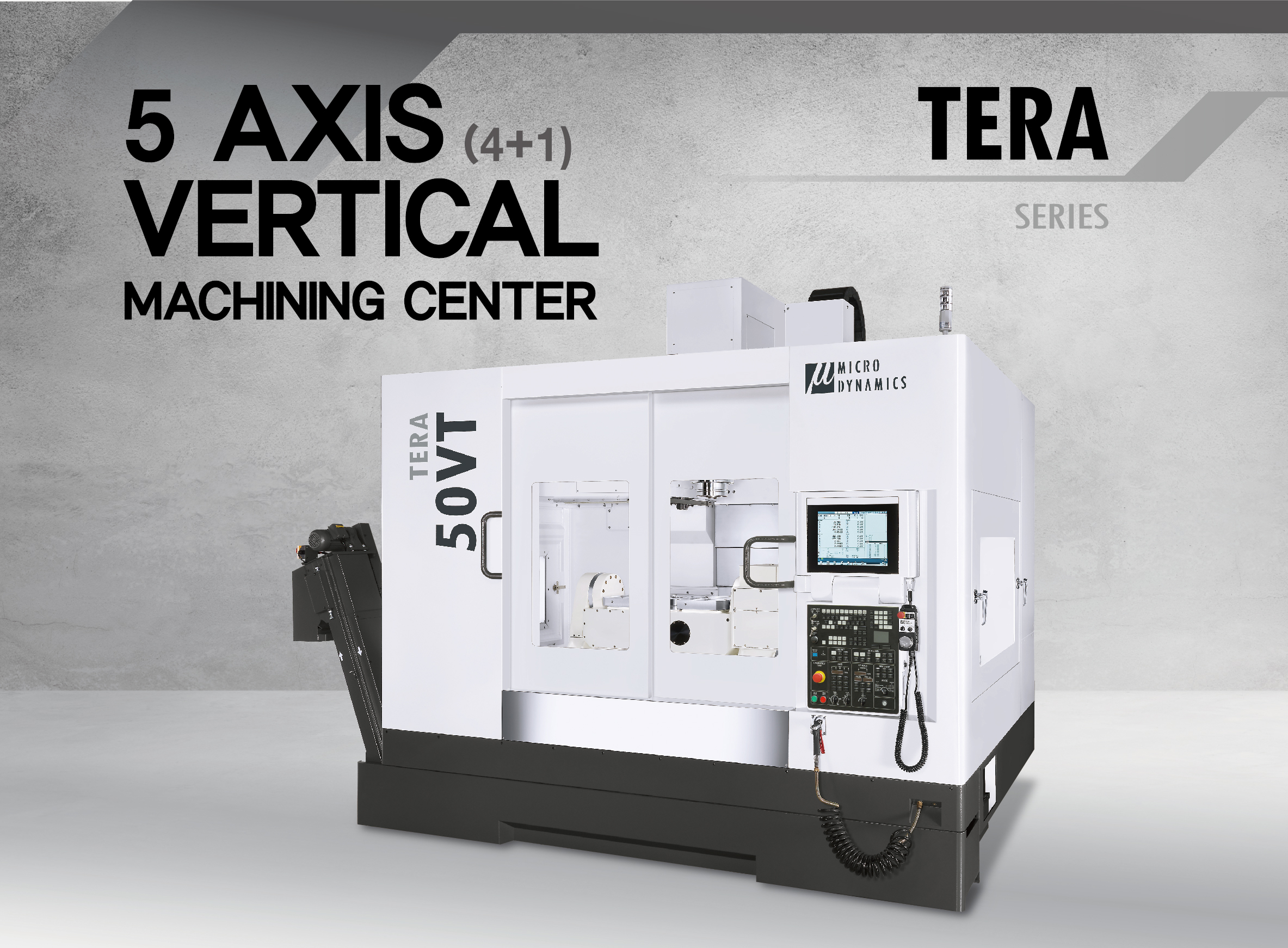 
                            TERA 系列 - 五軸立式加工中心機
                        