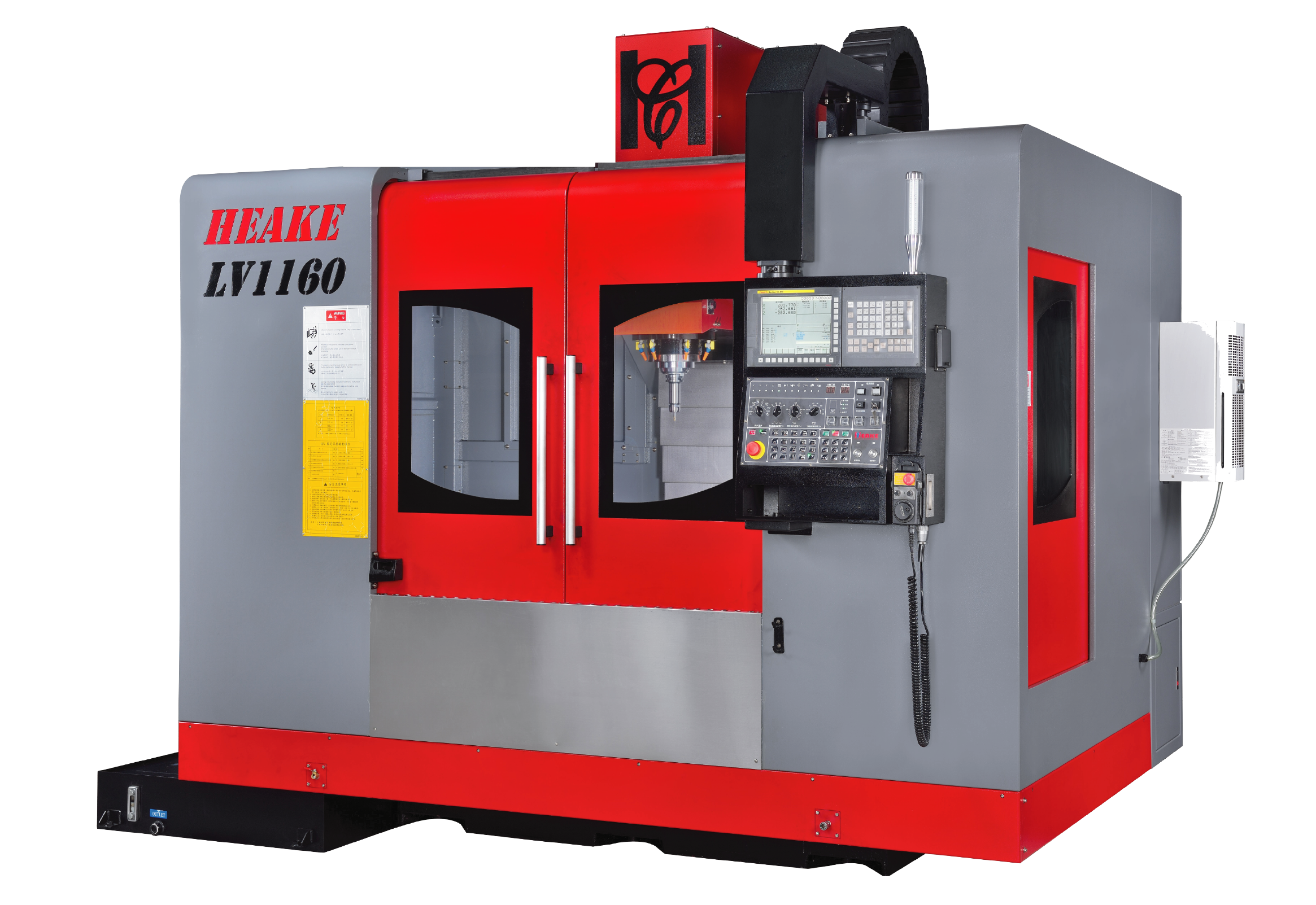 Vertical CNC milling machining