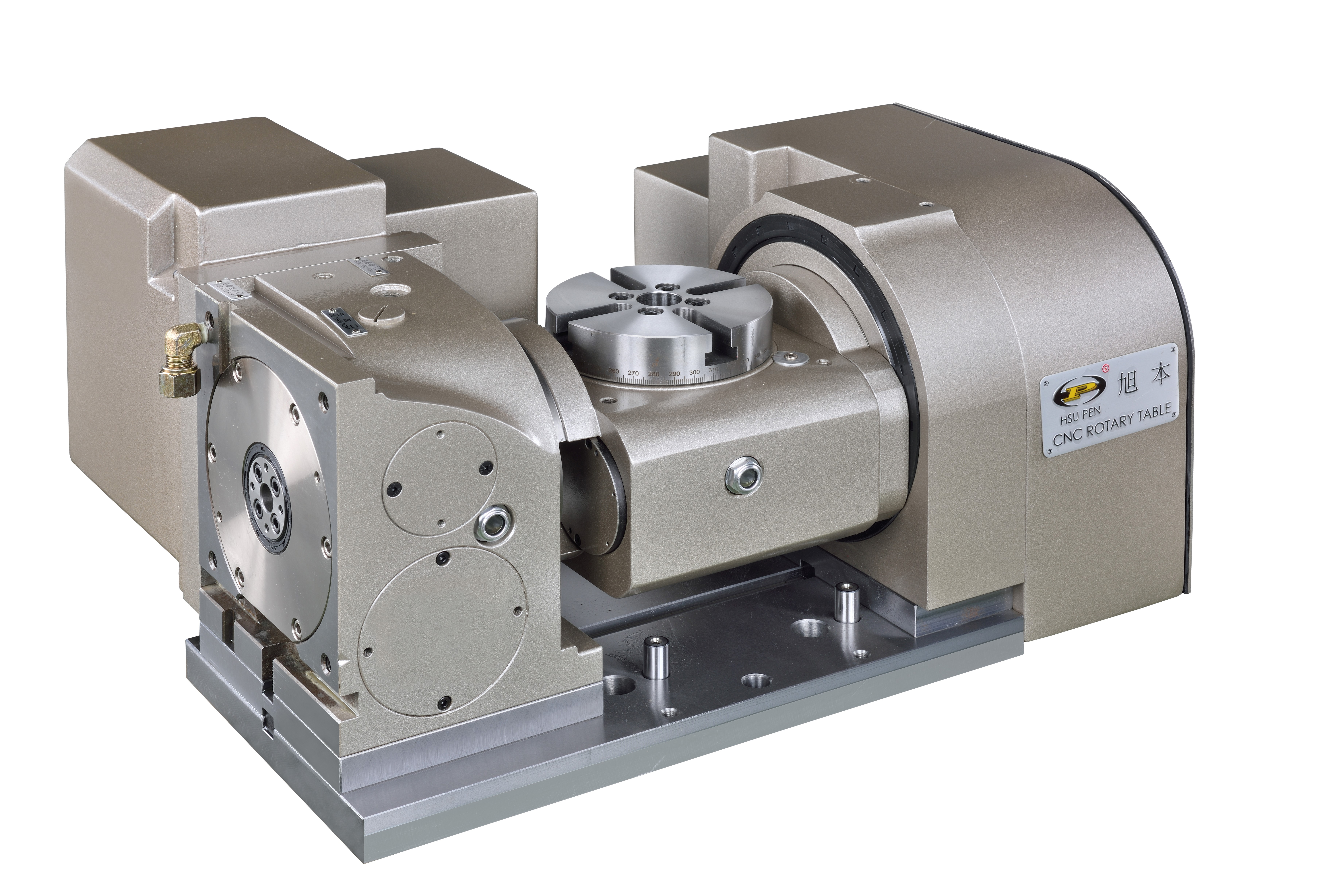 
                                5-AXIS TILTING SWIVELING ROTARY TABLE
                            