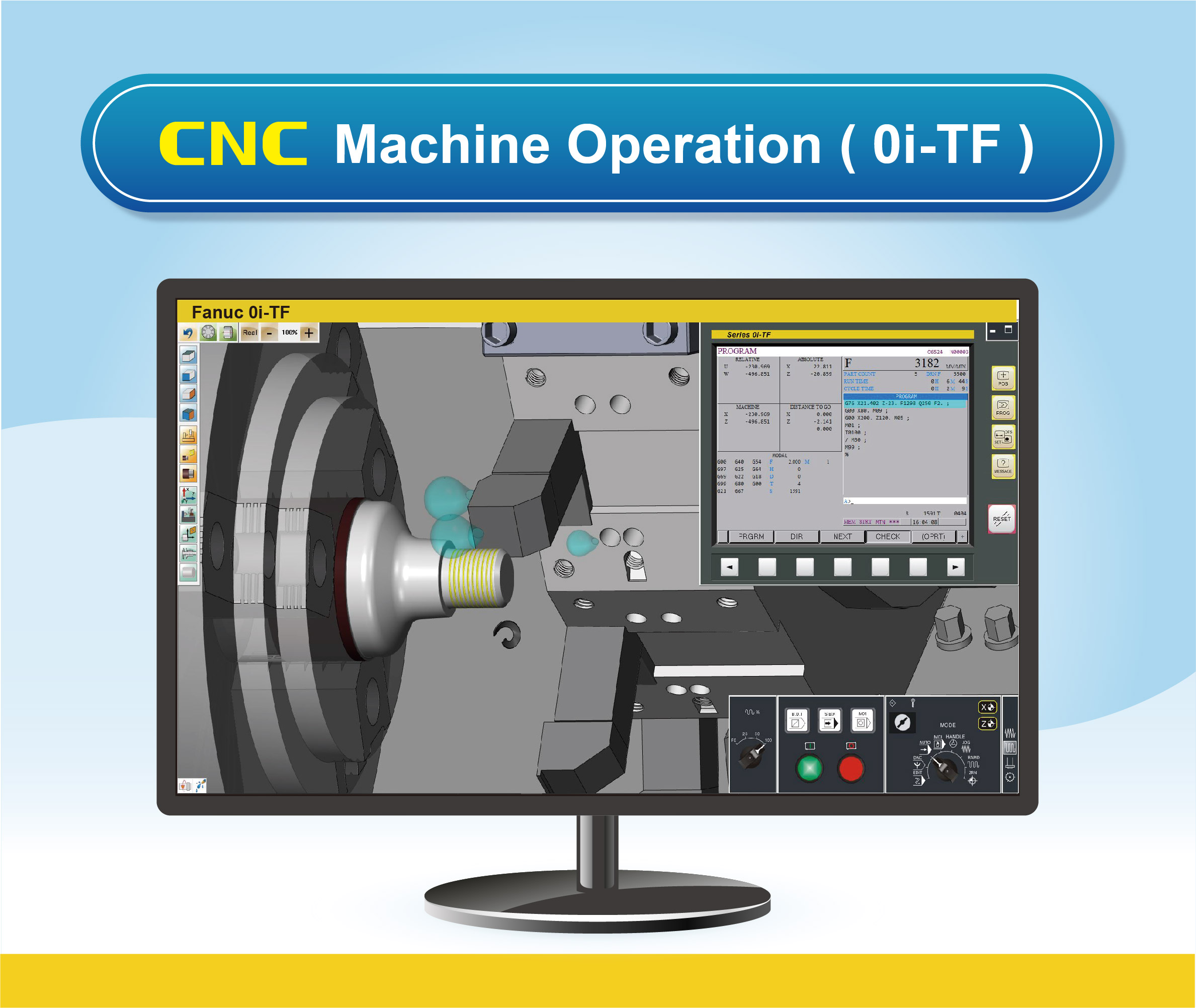 
                                CNC 擬真機床軟體系統
                            