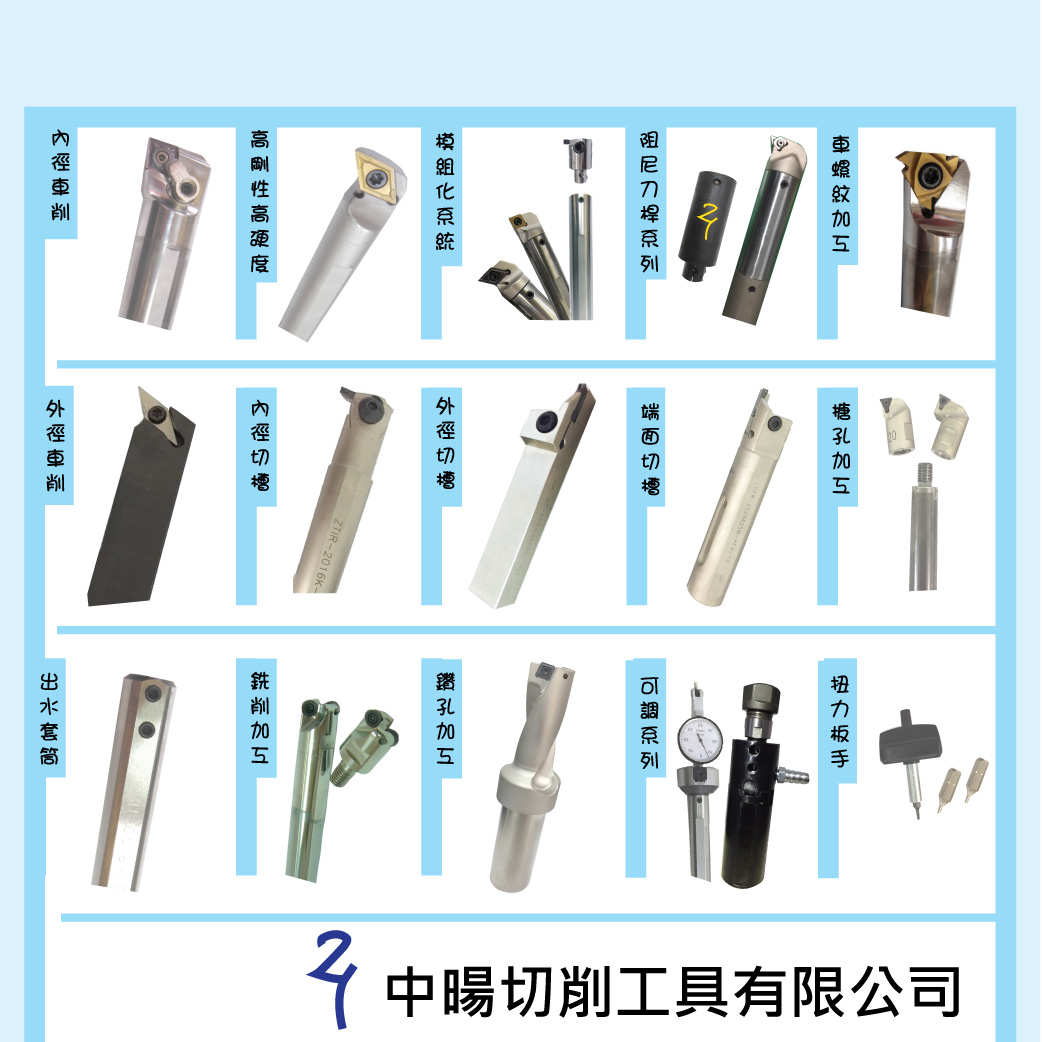 
                                    ZHONG YANG CUTTING TOOLS CO ., LTD.
                                