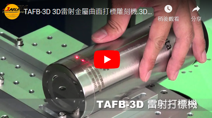 TAFB-3D 3D雷射金屬曲面打標雕刻機.