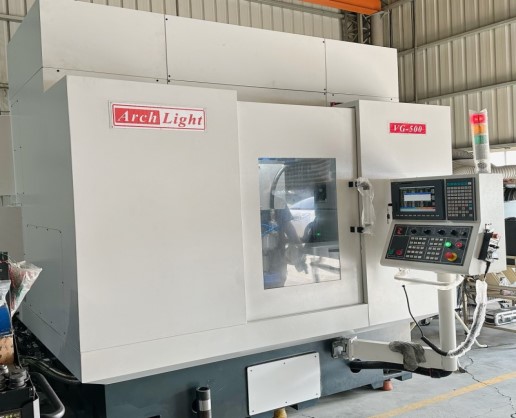 VG-500 正方形工件4個圓及周邊XY同動研磨加工