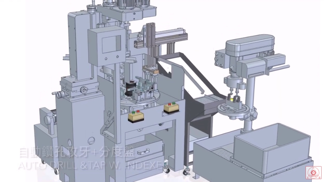Auto Drill & Tap Machine With Indexer