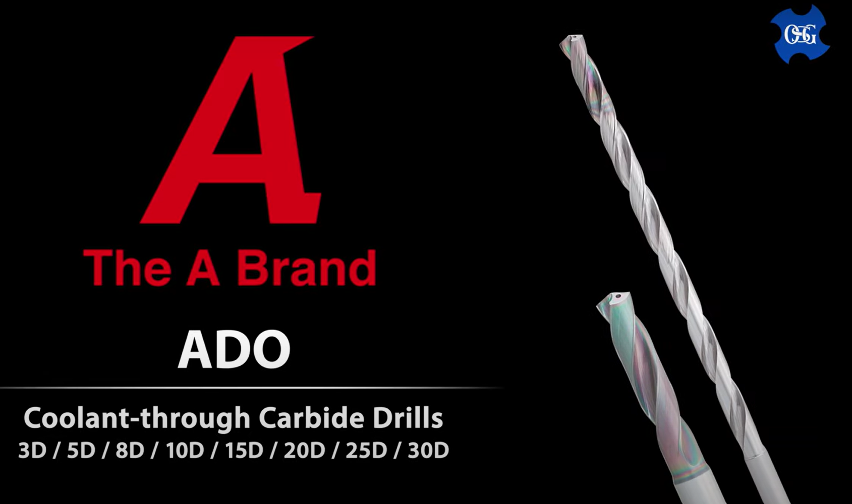 ADO (R Gash) Coolant-through Carbide Drill Series
