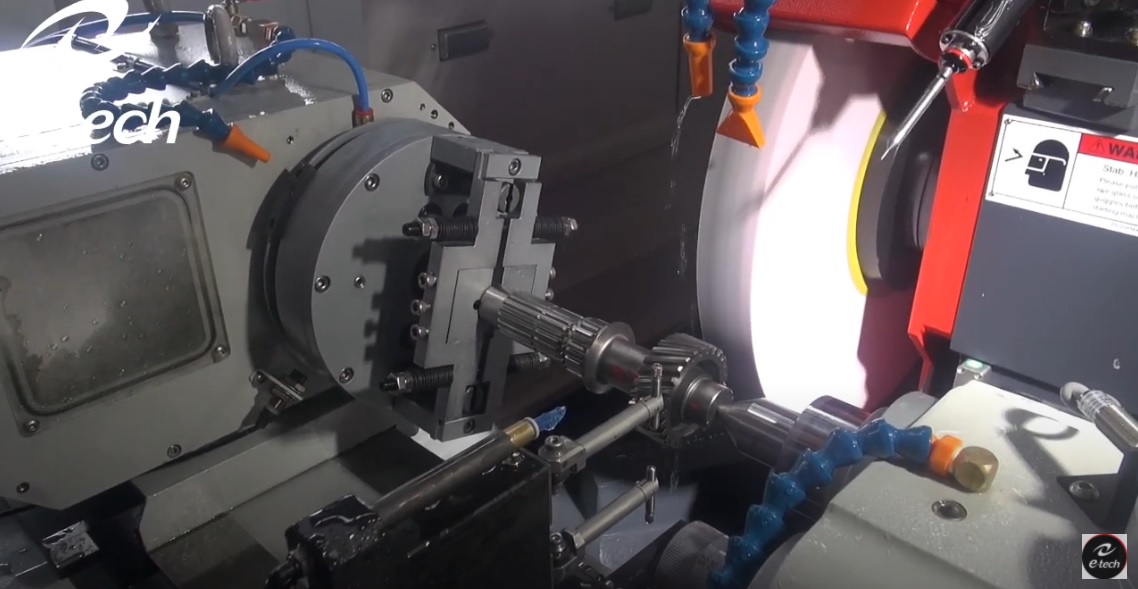 Gear shaft grinding task