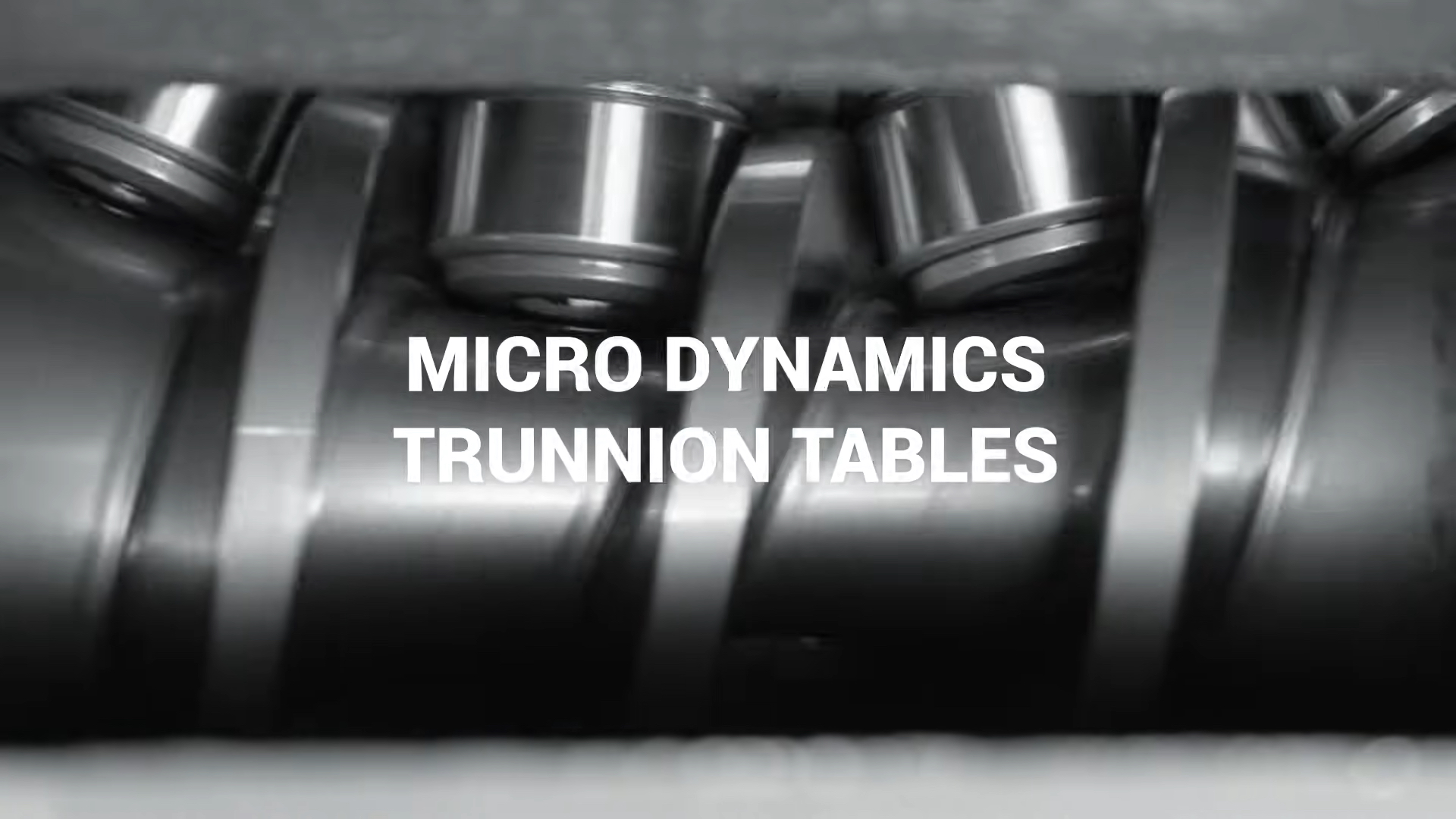 New Roller Gear Cam Trunnion Table on the MEGA 30VT