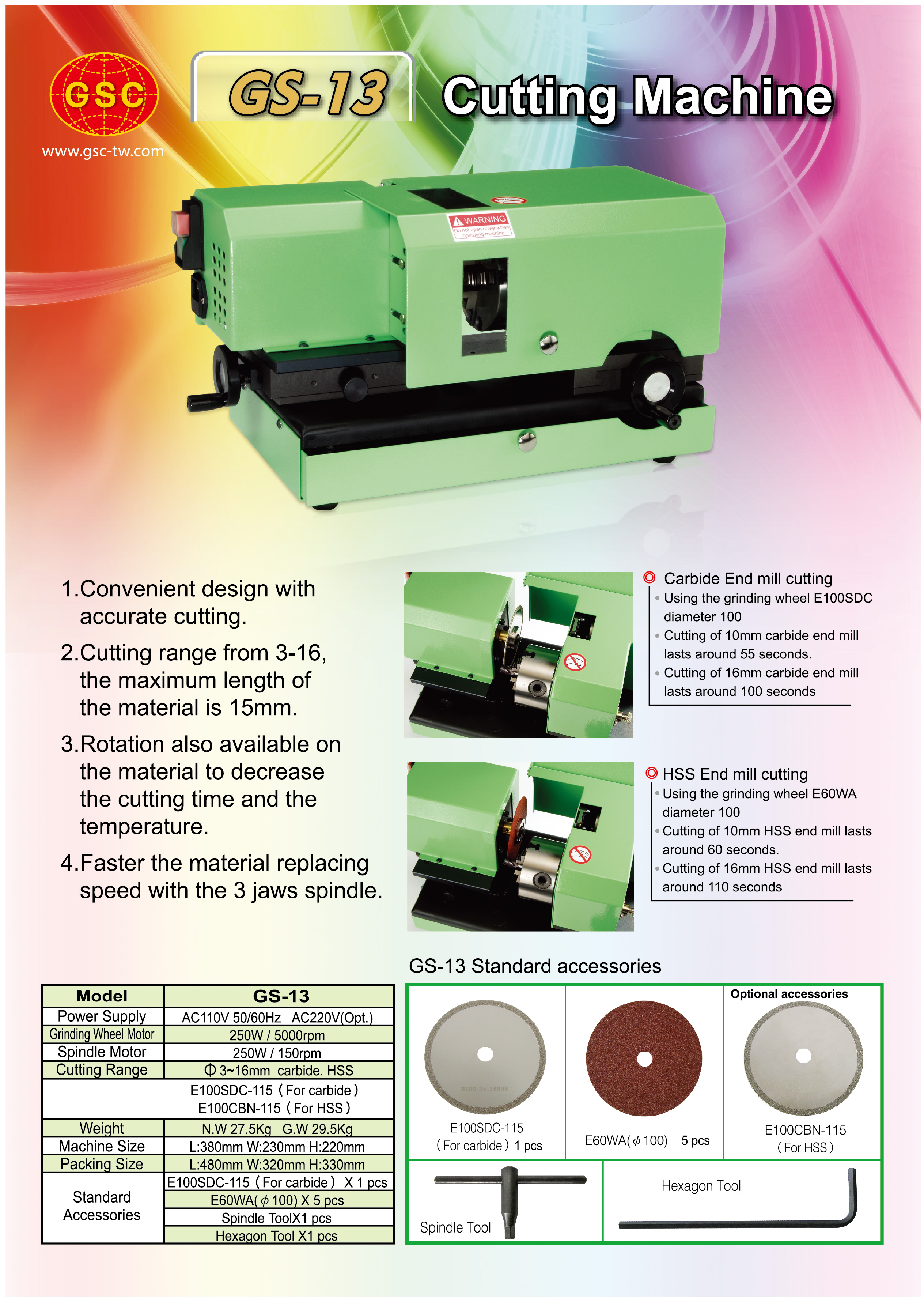 GS-13 Cutting-Off Machine