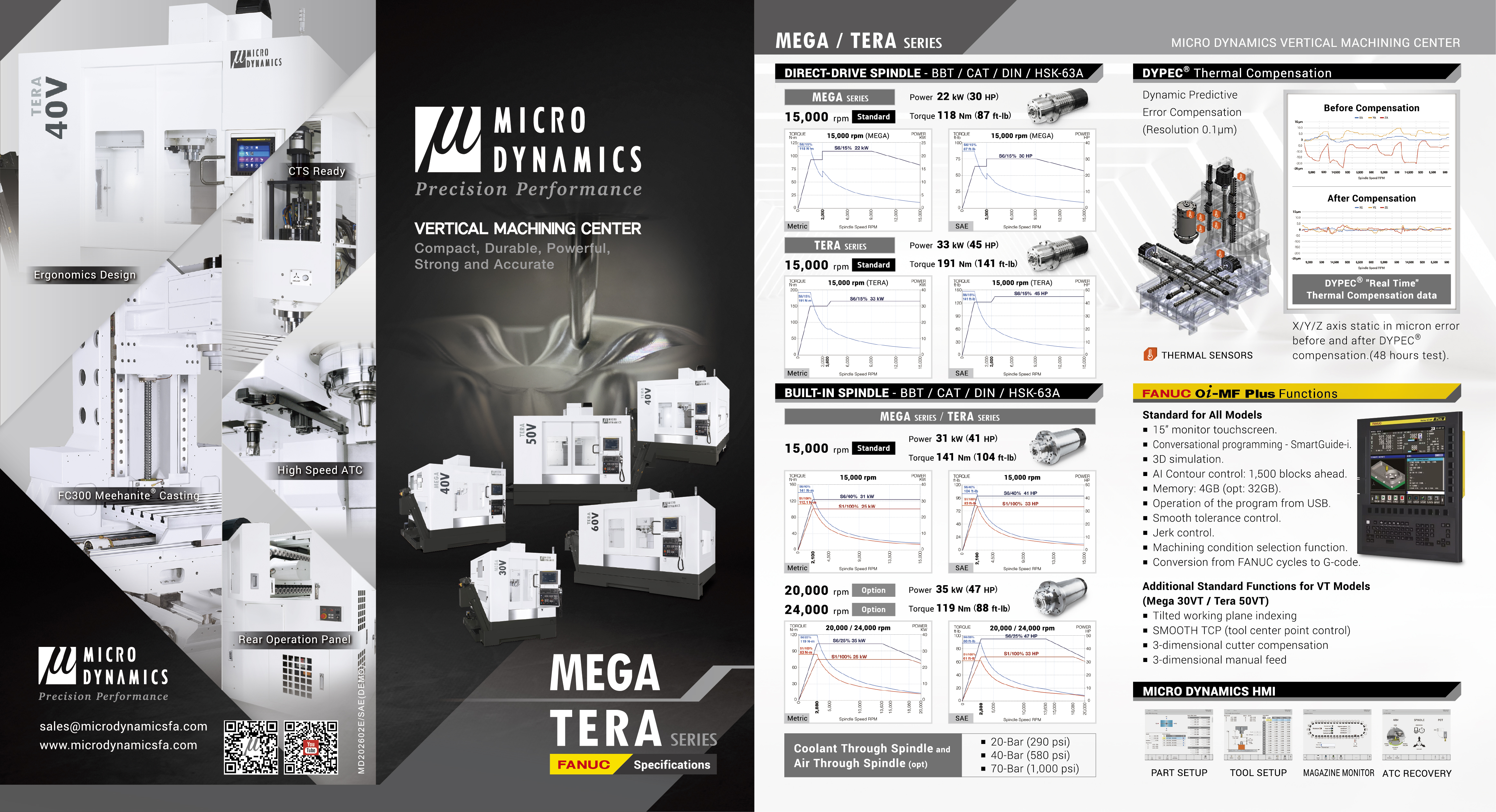 MICRO DYNAMICS Brochure Fanuc Spec