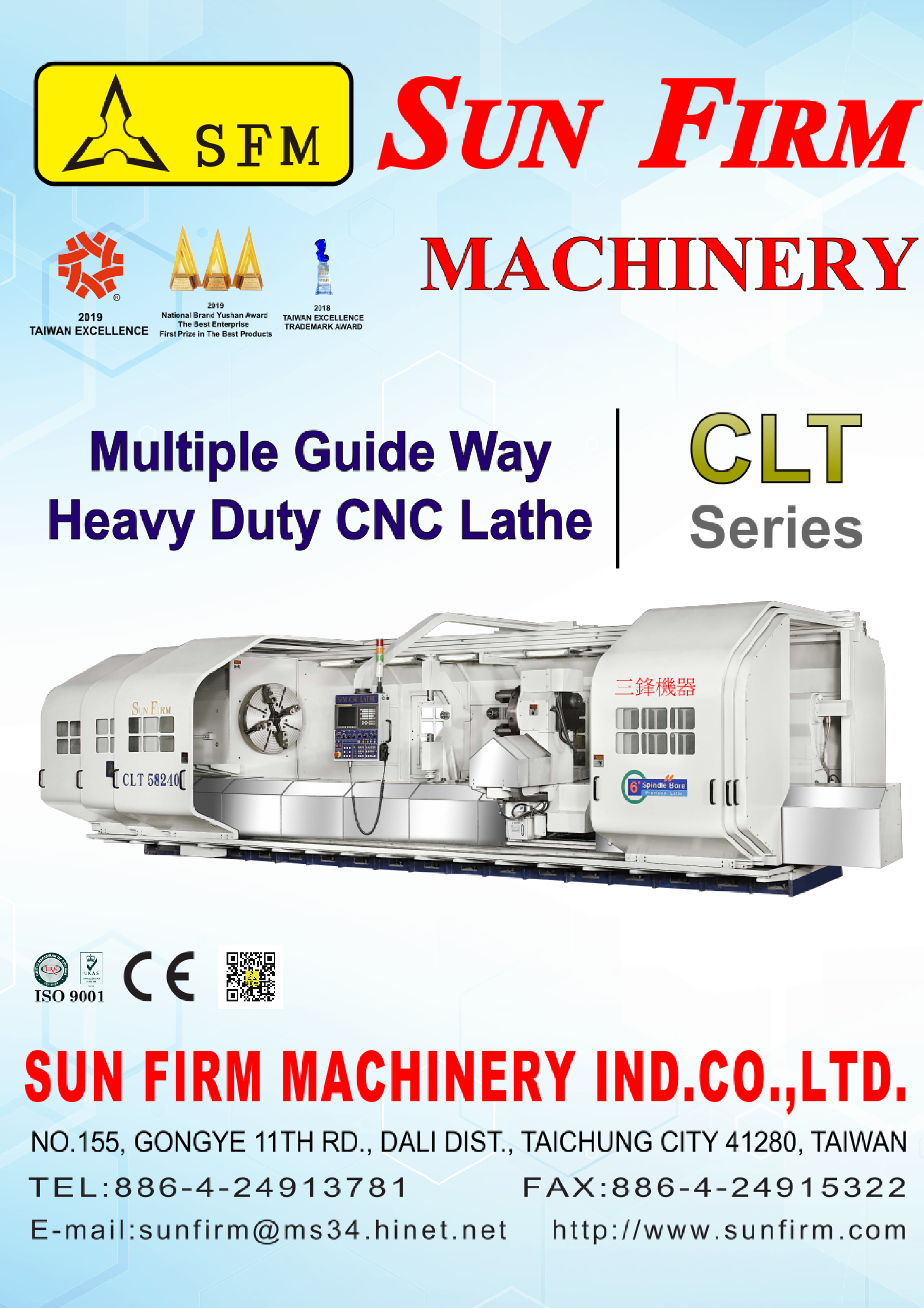 Multi-Axis Simultaneous Motion Multiple Guideways Heavy Duty Smart CNC Lathe