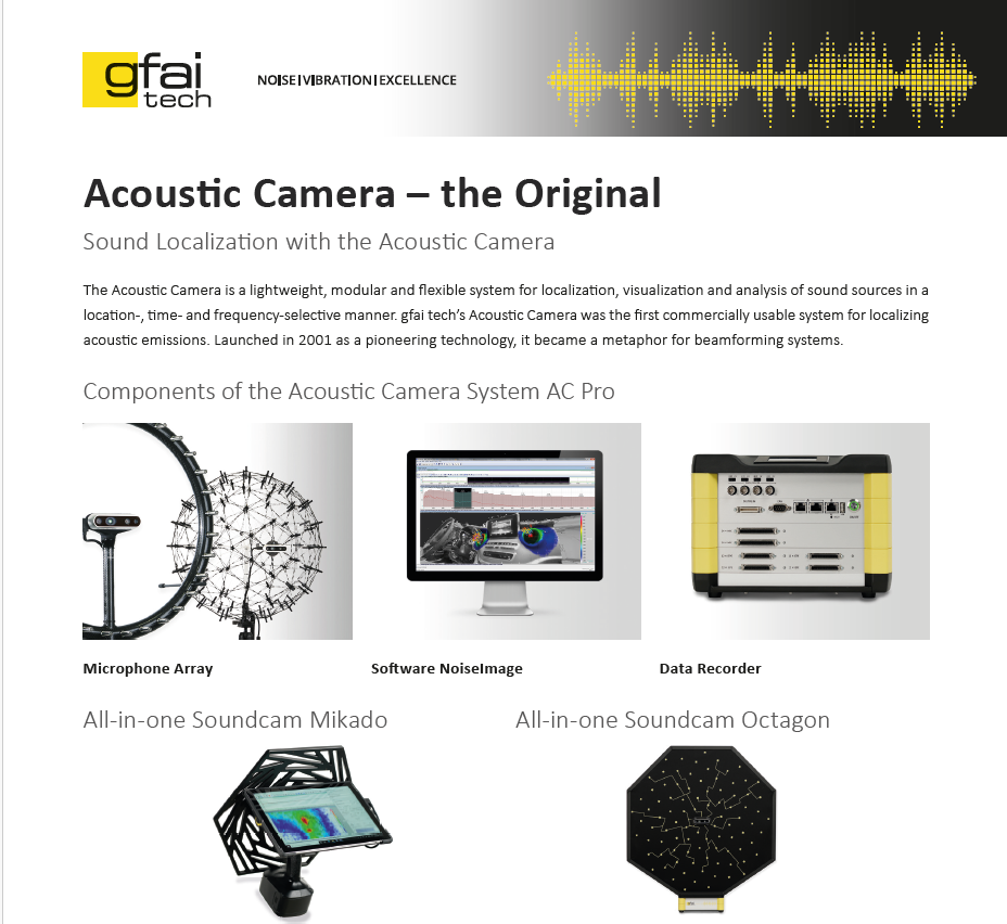 Gfai聲學相機產品介紹