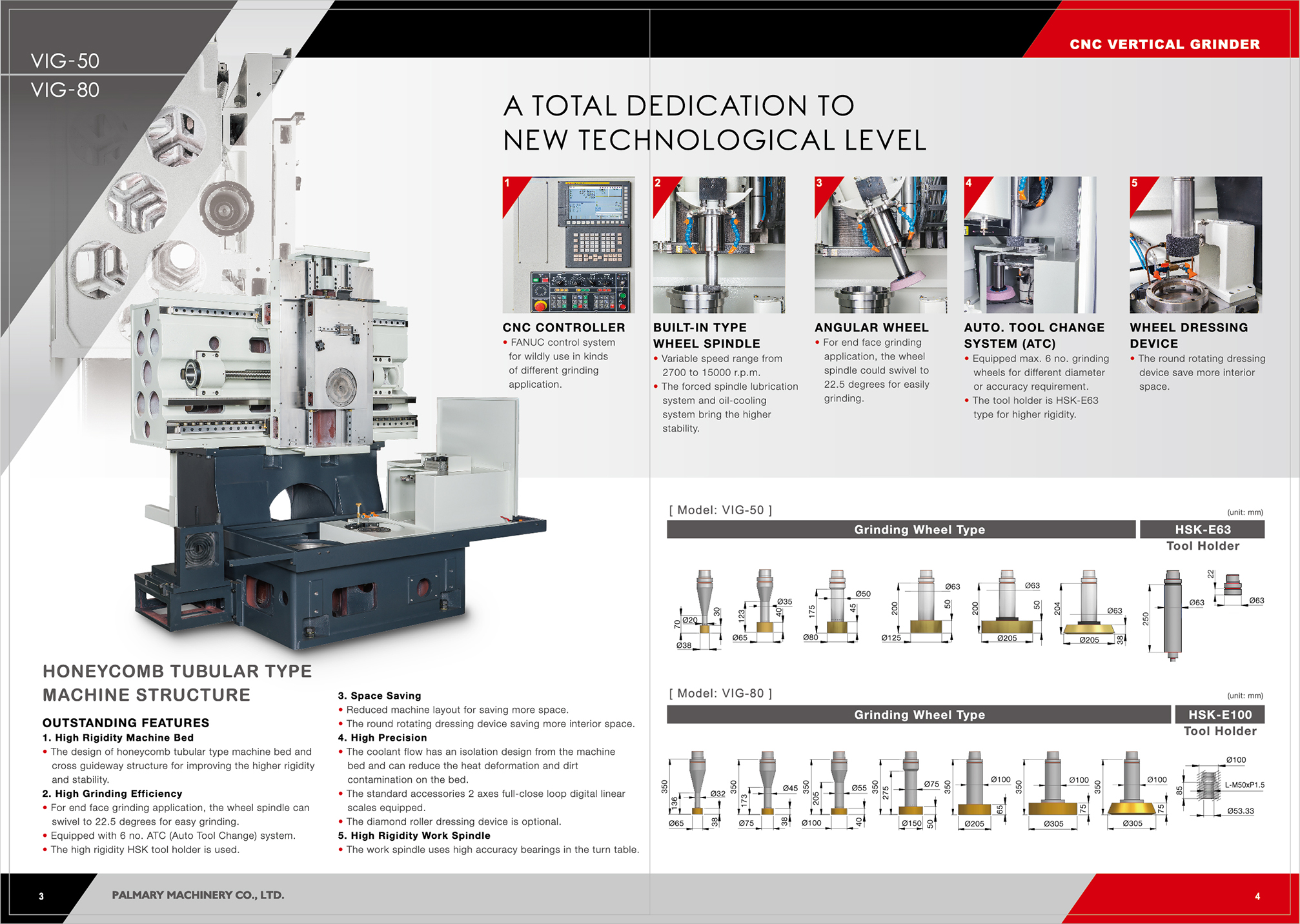 CNC Veritcal Grinder VIG-50