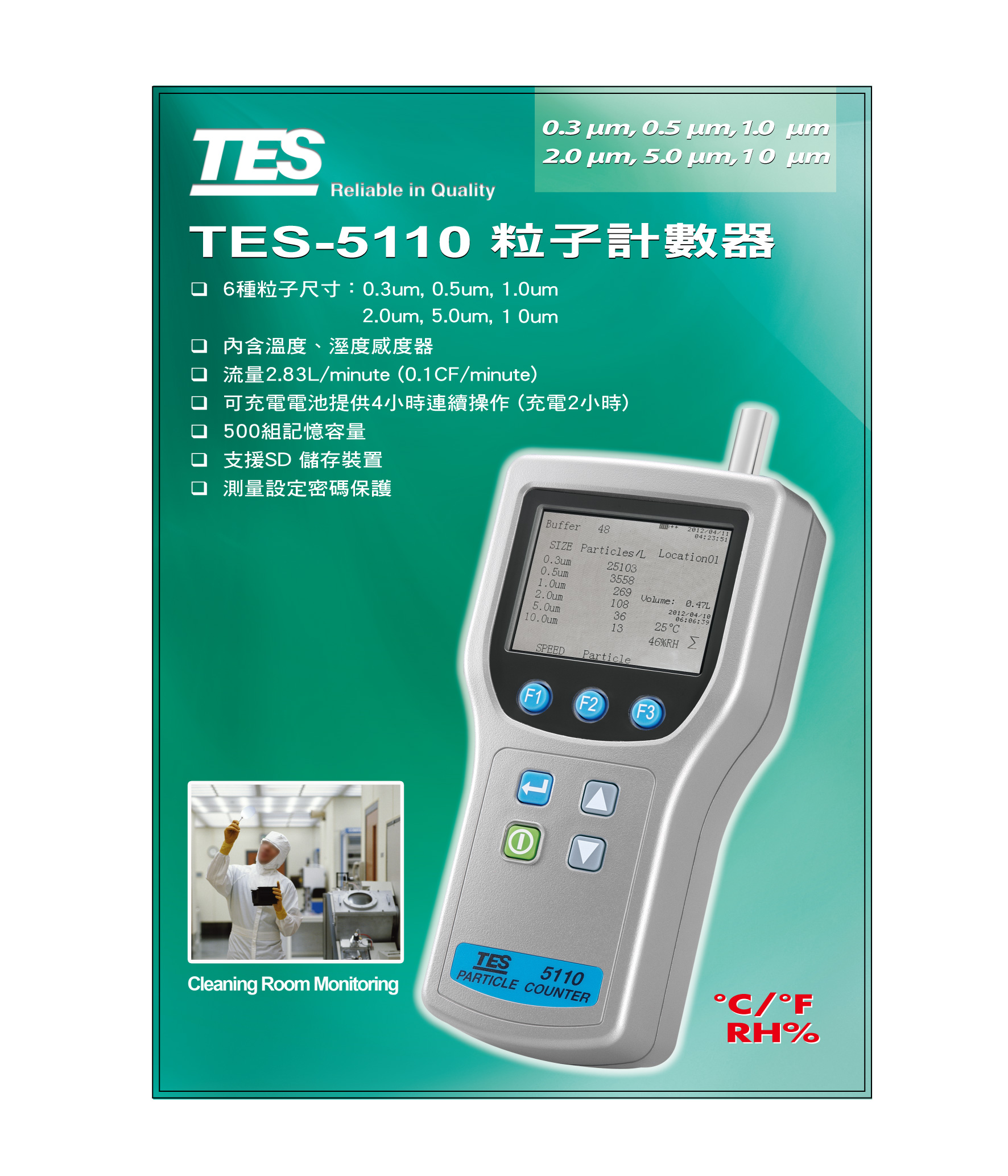 TES-5110 粒子計數器