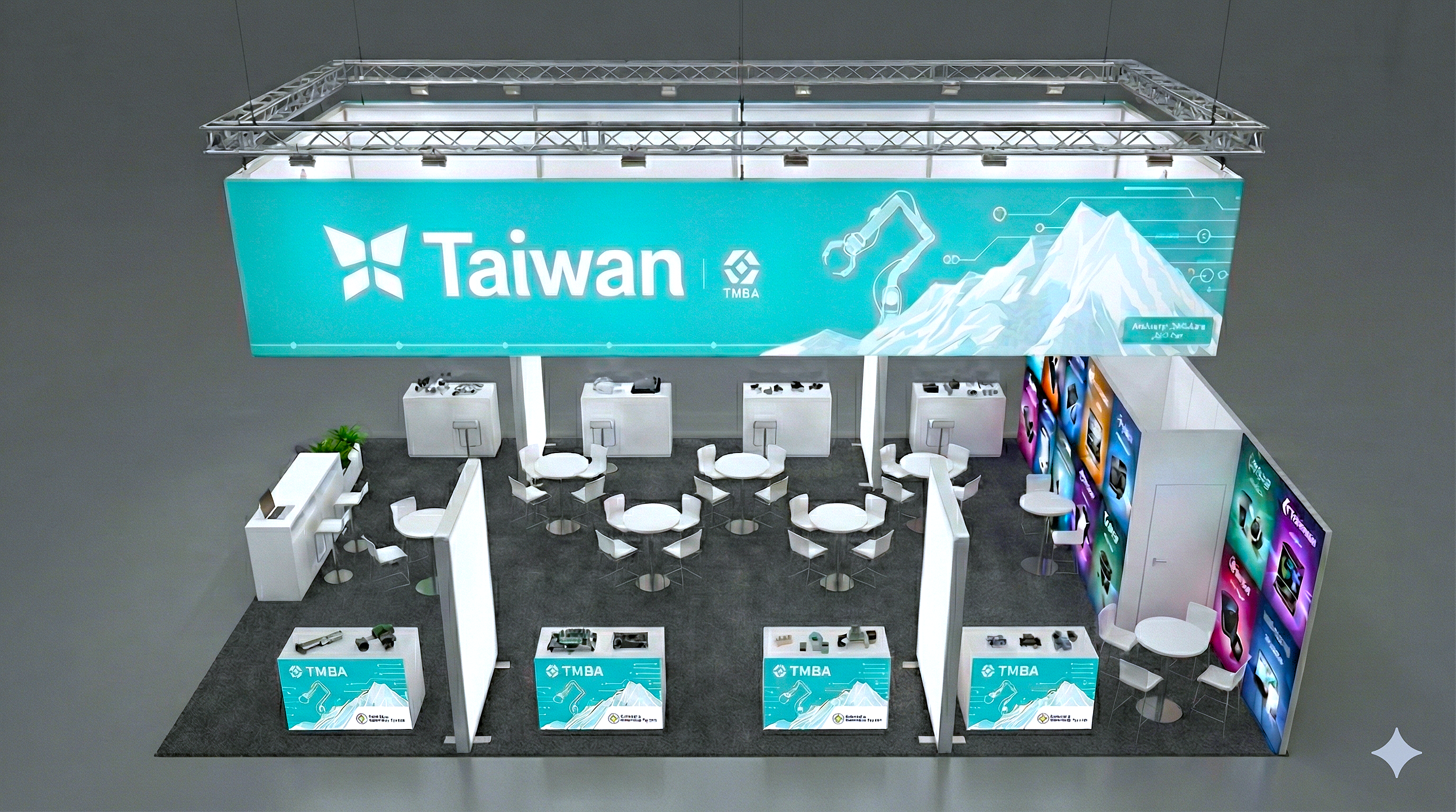 台灣館裝潢示意圖