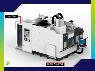 【生态系】嘉兴丽驰科技 LU-800 五轴加工机 (204T)，提升生产效益